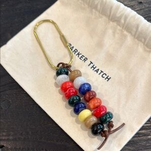 PARKER THATCH Beaded Bag Charm